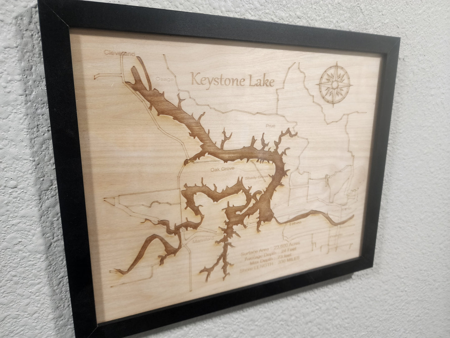 Keystone Lake Map