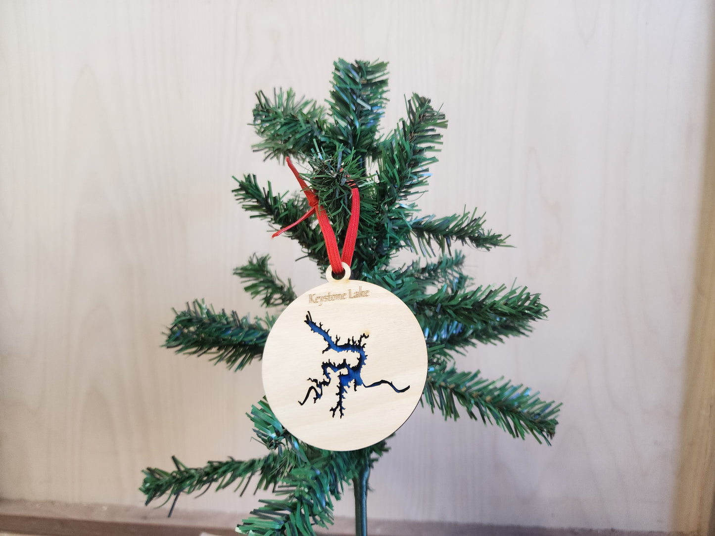 Lake Keystone Christmas Ornament