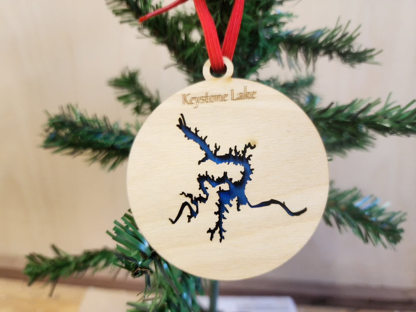 Lake Keystone Christmas Ornament