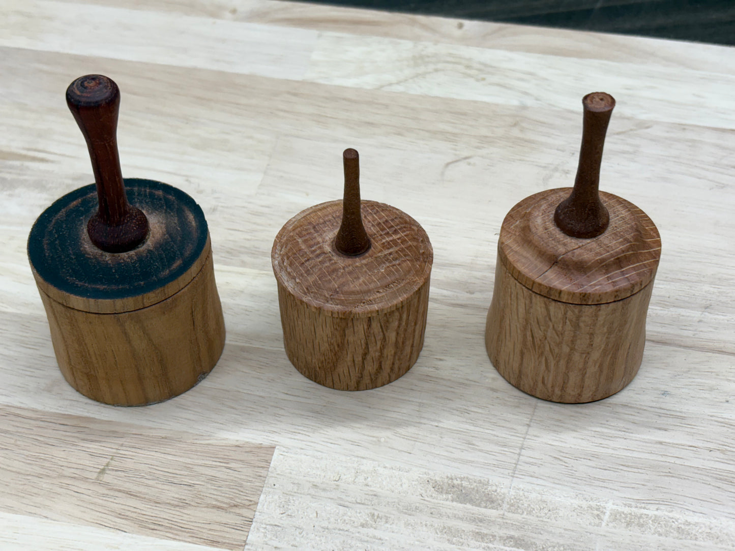 Wood Top, Gift for Office Mate, Gift Made From Wood, Office Gadgets, Desk Decor, Wooden Tops