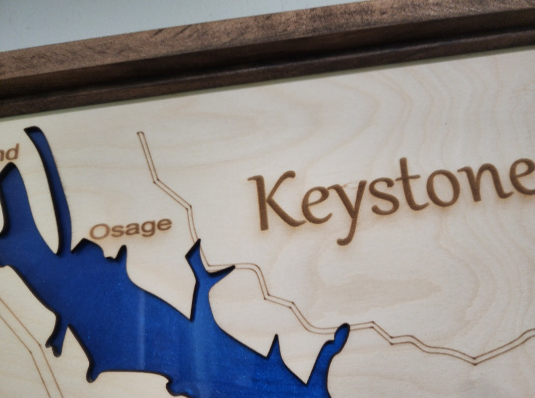 Custom Lake Map, Custom Island map, nautical decor, Island house Decor, fishing map