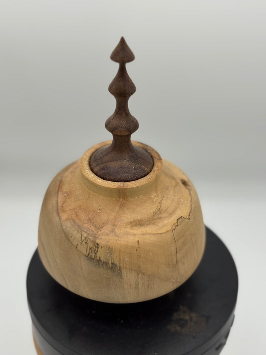 One of a Kind Hollow Form-Turned Wood Decor