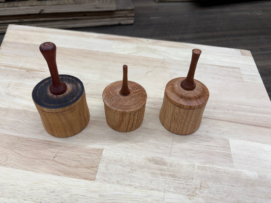 Wood Top, Gift for Office Mate, Gift Made From Wood, Office Gadgets, Desk Decor, Wooden Tops