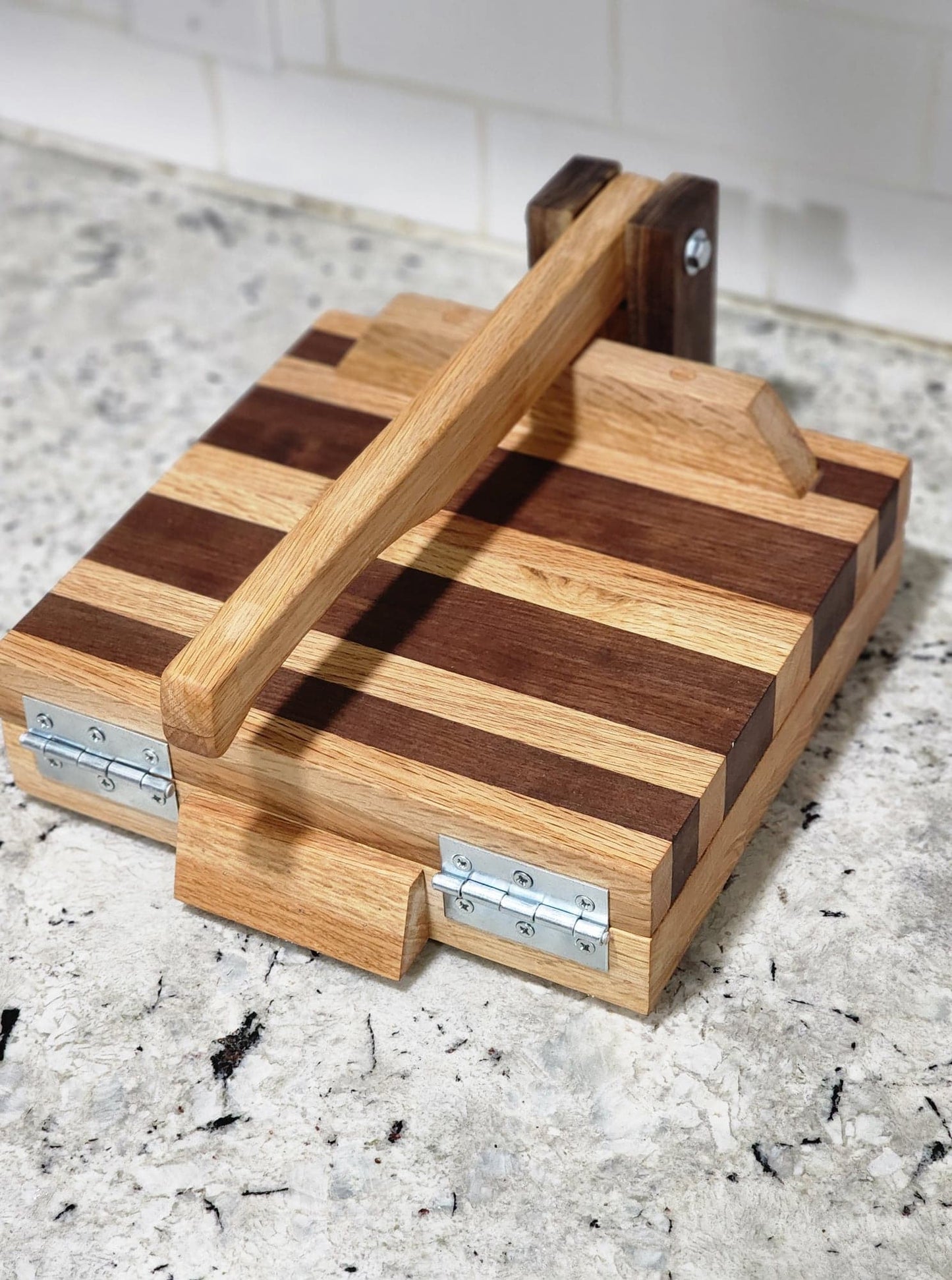 10 inch hard wood tortilla press-includes free laser engraving